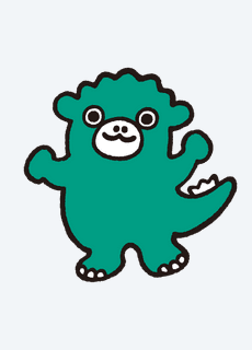 Chibi Godzilla portrait