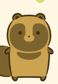 Tanuki portrait